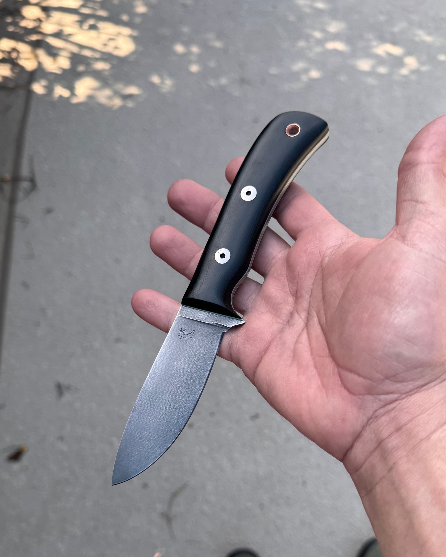 CRETUL LIMITED - Skinner - Beater Series - Black Canvas Micarta