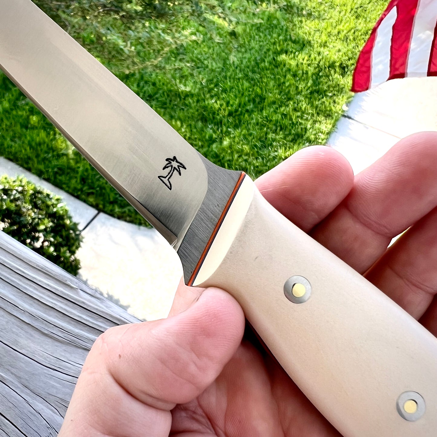 CRETUL LIMITED - Fillet Knife - Ivory Linen Micarta