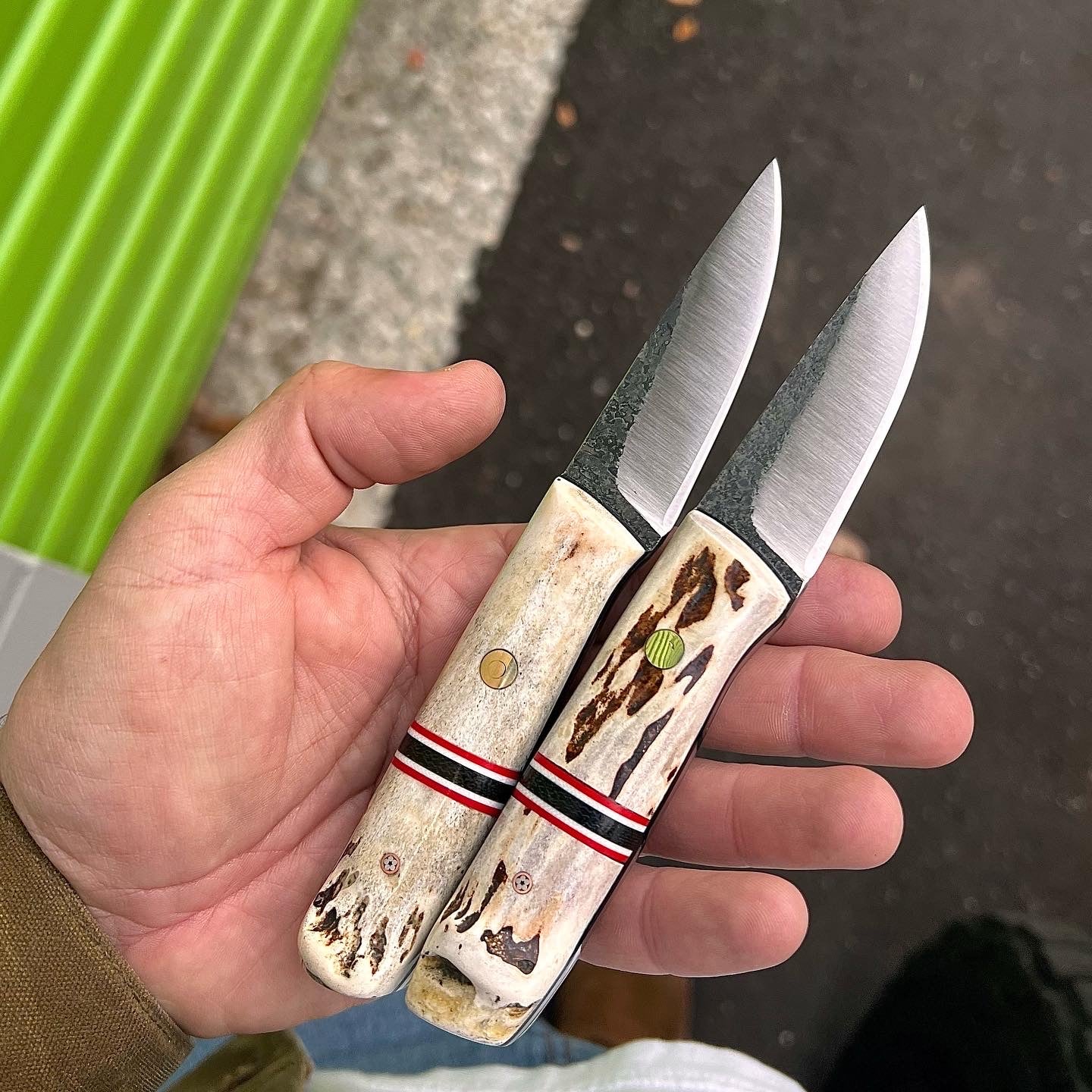 CRETUL LIMITED Reece Pocket Puukko Set - Stag and G10 Split