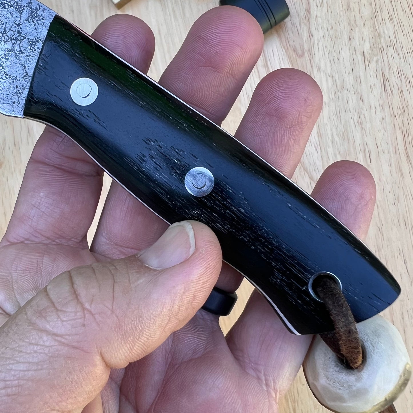 CRETUL LIMITED Mayport Utility Knife - Ancient Bog Oak