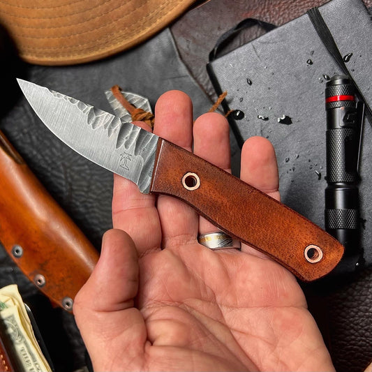 CRETUL LIMITED Boot Knife - Leather Handle