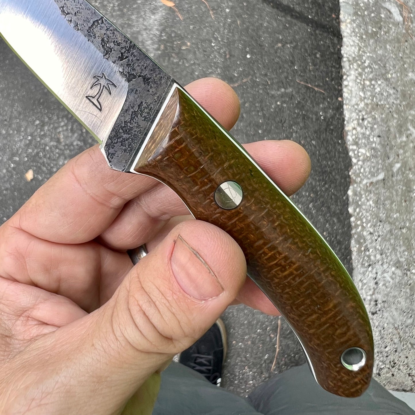 CRETUL LIMITED EDC Model - Burlap Micarta