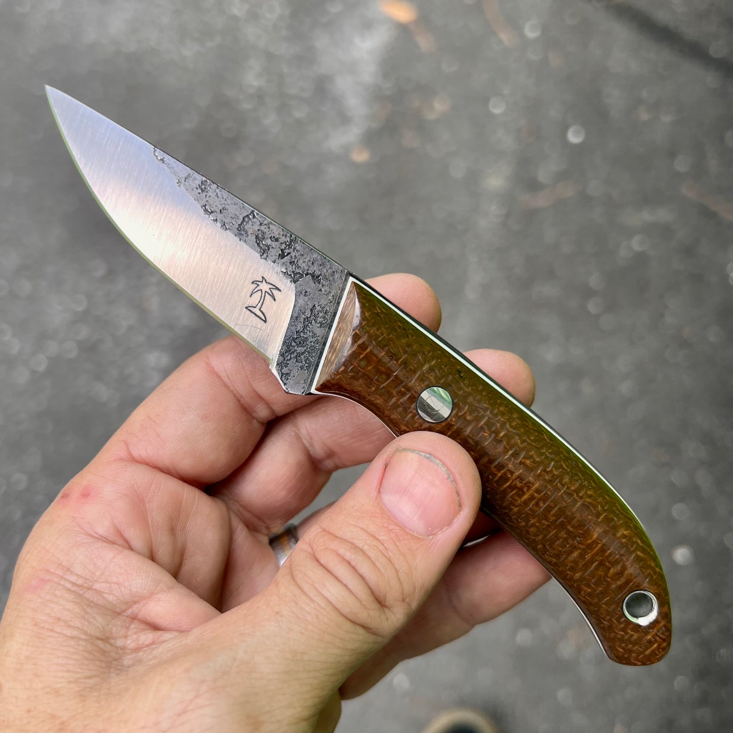 CRETUL LIMITED EDC Model - Burlap Micarta