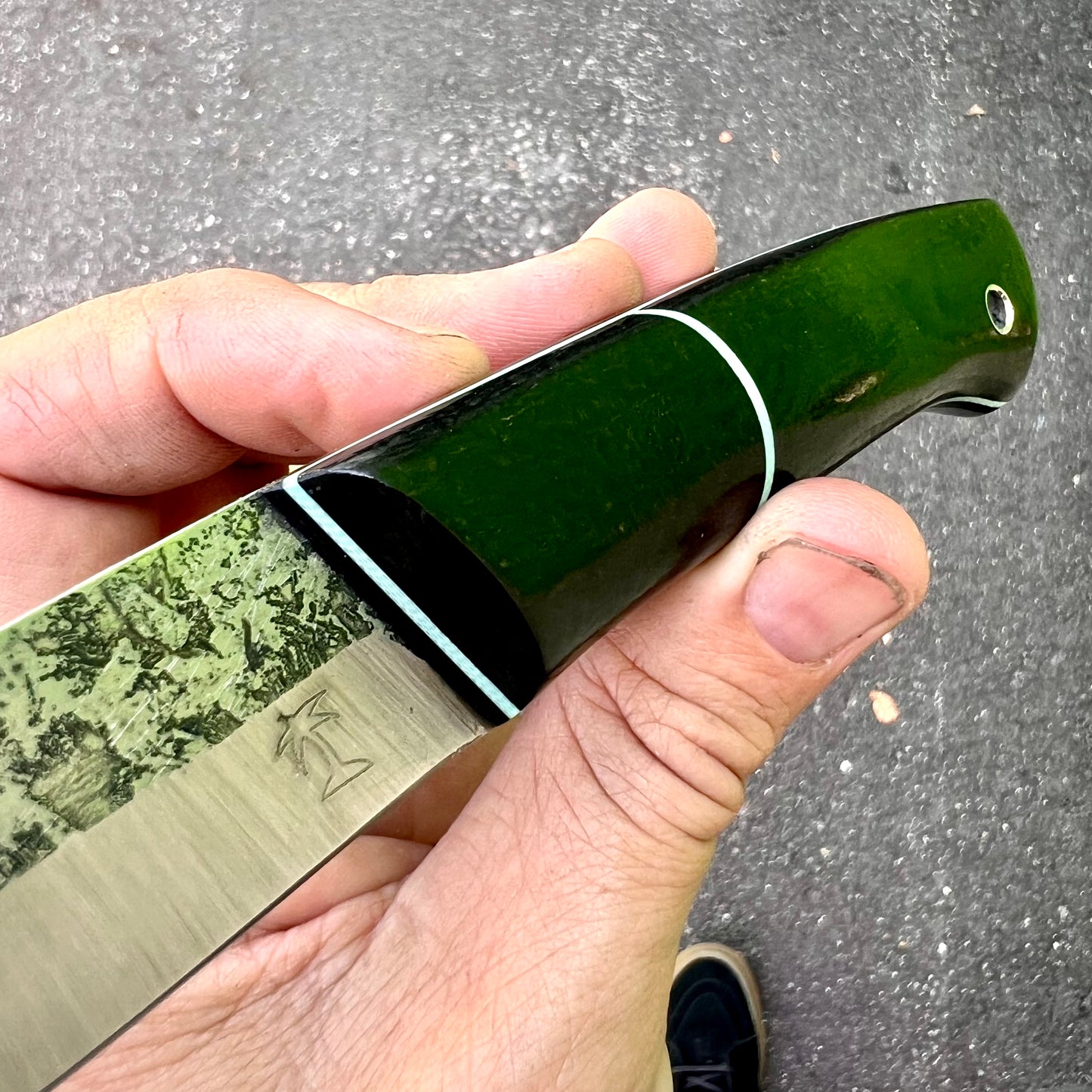 CRETUL LIMITED Puukko Model - Burlap Micarta G10 Split