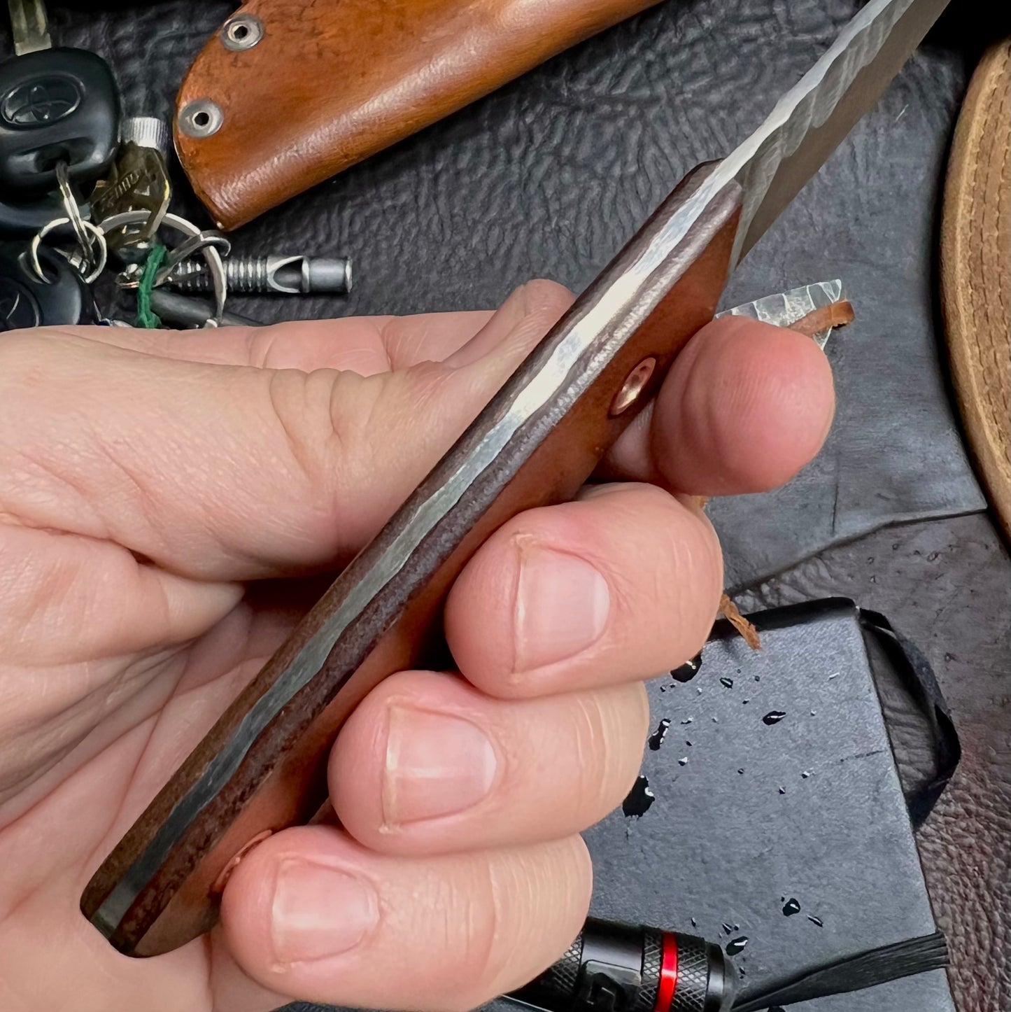 CRETUL LIMITED Boot Knife - Leather Handle